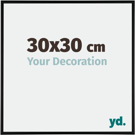 yd. - Cadre photo 30x30 - Noir Mat - Aluminium - Kent (1/5)