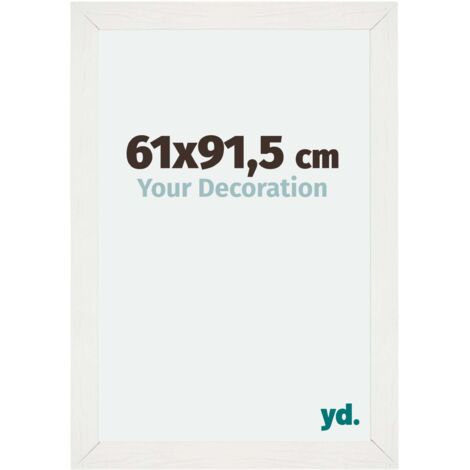 yd. - Cadre photo 61x91.5 - Blanc Patine - MDF - Mura (1/5)