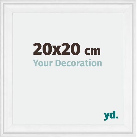yd. Your Decoration - 70x70 cm - Cadre Photo en Plastique Avec Verre  acrylique - Anti-Reflet - Excellente Qualité - Noir Mat - Cadre Decoration  Murale