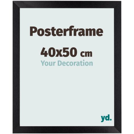 yd. - Cadre photo 40x50 - Noir Mat - MDF - Parma