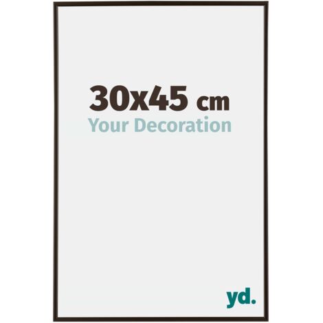 yd. - Cadre photo 30x45 - Anthracite - Plastique - Evry