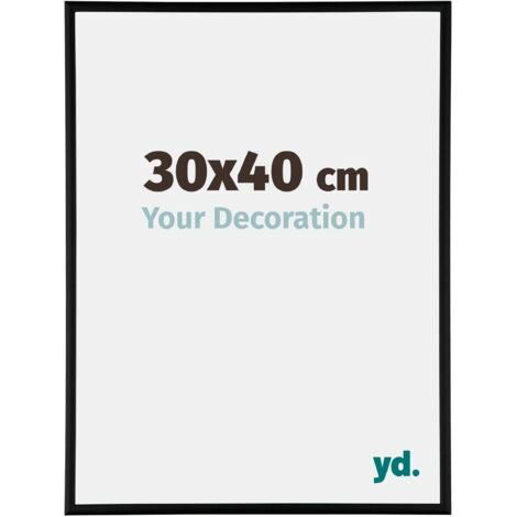 yd. - Cadre photo 30x40 - Noir Mat - Aluminium - Kent (1/5)