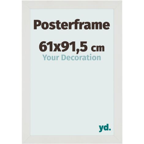 yd. - Cadre photo 61x91.5 - Blanc Mat - MDF - Parma