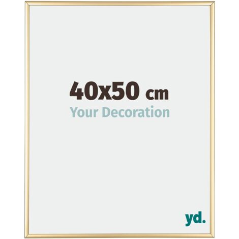 yd. - Cadre photo 40x50 - Or - Aluminium - Kent (1/5)