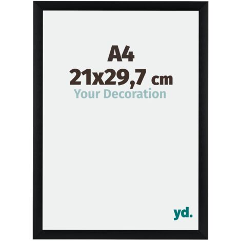 yd. - Cadre photo A4 21x29.7 - Noir Brosse - Aluminium - Tucson (1/5)