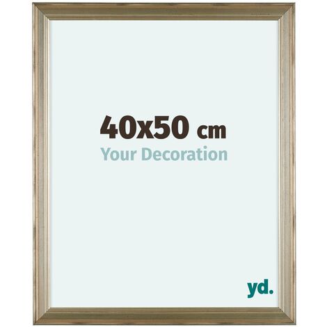 Cadre Photo 40x50 cm - Argent - Bois - Lincoln.