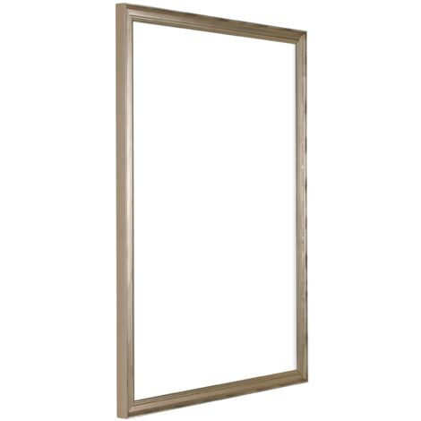 Cadre Photo 70x100 cm - Argent - Bois - Lincoln.
