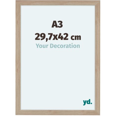 yd. - Cadre photo A3 29.7x42 - Chene Clair - MDF - Como (1/5)