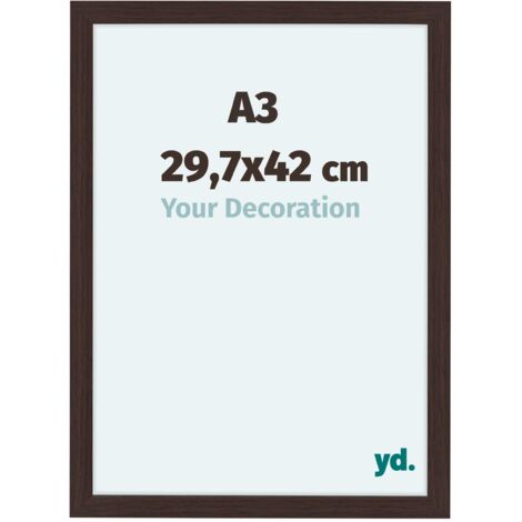 yd. - Cadre photo A3 29.7x42 - Chene Fonce - MDF - Como (1/5)