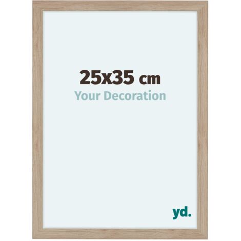 yd. - Cadre photo 25x35 - Chene Clair - MDF - Como (1/5)