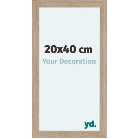 yd. - Cadre photo 20x40 - Chene Clair - MDF - Como (1/5)