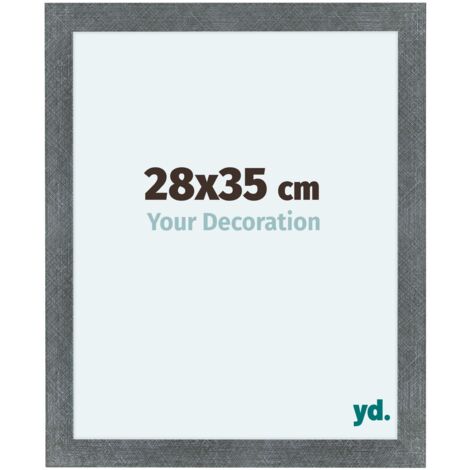 yd. - Cadre photo 28x35 - Fer Patine - MDF - Como (1/5)
