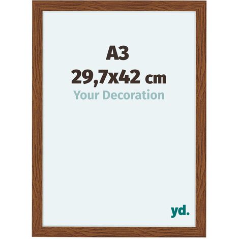 Cadre Photo 29.7x42cm A3 Chêne Rustique MDF Como. (1/5)