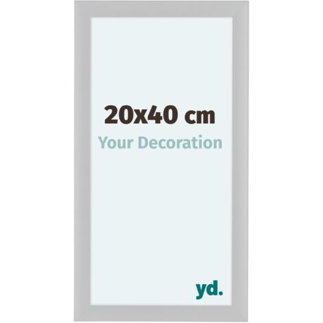 yd. - Cadre photo 20x40 - Blanc Brillant - MDF - Como (1/5)
