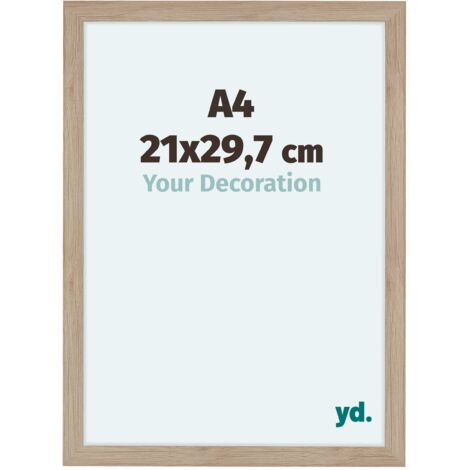 yd. - Cadre photo A4 21x29.7 - Chene Clair - MDF - Como (1/5)