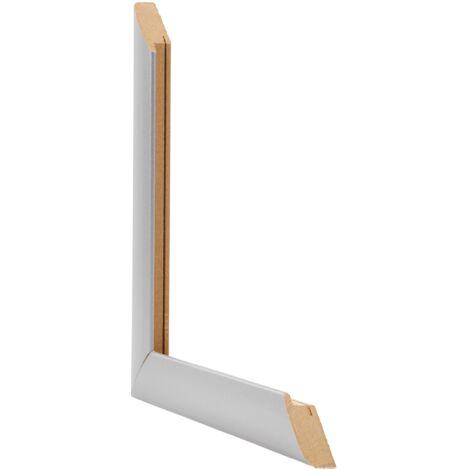 Cadre Photo 30x45 cm - Argent Mat - MDF - Como