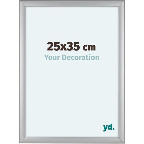 yd. - Cadre photo 25x35 - Argent Mat - MDF - Como (1/5)