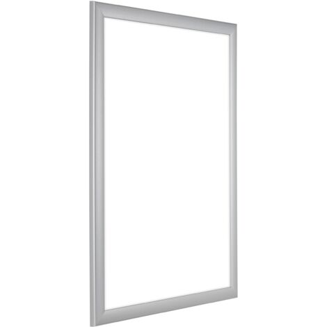 Cadre Flottant 28x35 cm - Argent Mat - MDF - Lyon