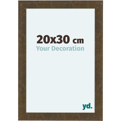 Cadre Photo 20x30 cm - Or Antique - MDF - Pisa