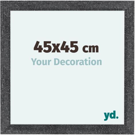 yd. - Cadre photo 45x45 - Gris Patine - MDF - Como (1/5)