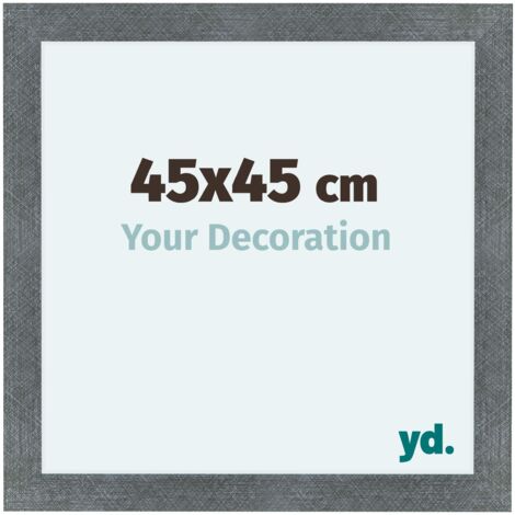 yd. - Cadre photo 45x45 - Fer Patine - MDF - Como (1/5)