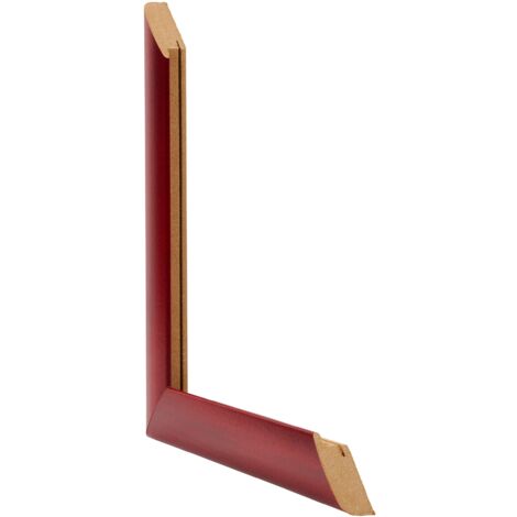 Cadre Photo 37,5x98 cm - Vin Rouge Patiné - MDF - Como