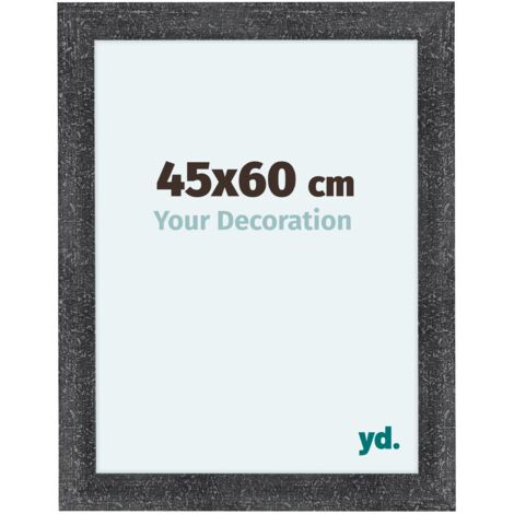 yd. - Cadre photo 45x60 - Gris Patine - MDF - Como (1/5)
