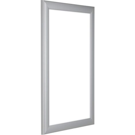 Cadre Photo 32x45 cm - Argent Mat - MDF - Pisa