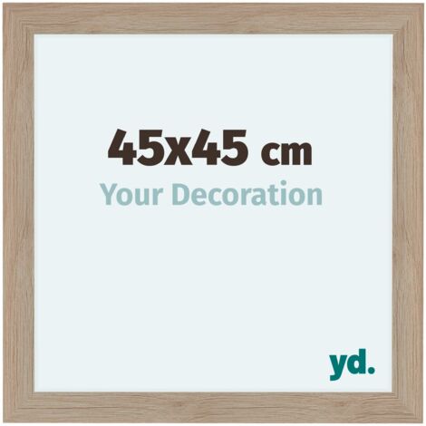 yd. - Cadre photo 45x45 - Chene Clair - MDF - Como (1/5)