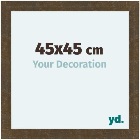 yd. - Cadre photo 45x45 - Or Antique - MDF - Como (1/5)