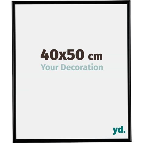 yd. - Cadre photo 40x50 - Noir Mat - Plastique - Bordeaux