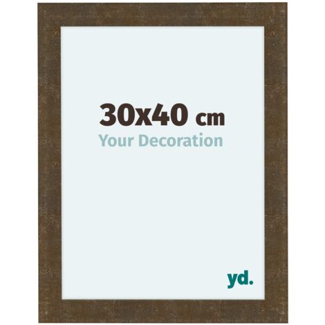 yd. - Cadre photo 30x40 - Or Antique - MDF - Como