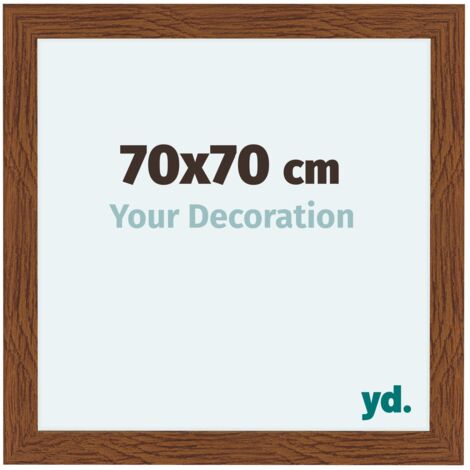 yd. - Cadre photo 70x70 - Chene Rustique - MDF - Como