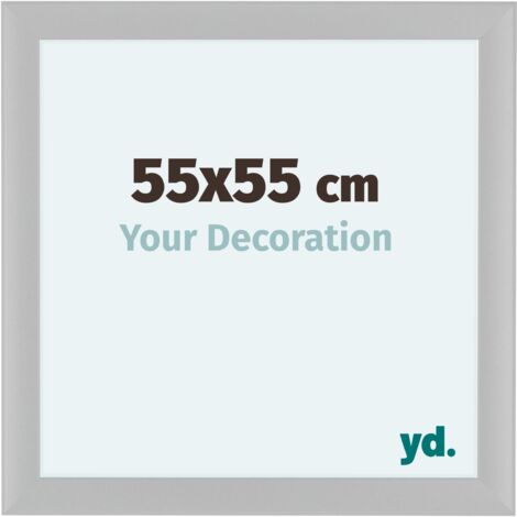 yd. - Cadre photo 55x55 - Blanc Mat - MDF - Como (1/5)