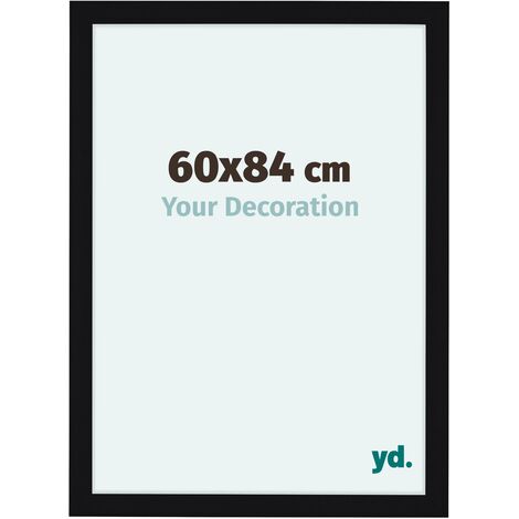 yd. - Cadre photo 60x84 - Noir Brillant - MDF - Como (1/5)