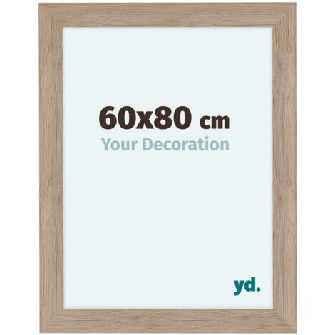 yd. - Cadre photo 60x80 - Chene Clair - MDF - Como (1/5)