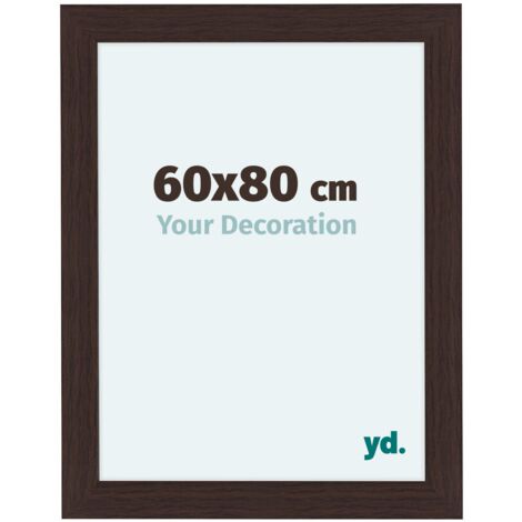 yd. - Cadre photo 60x80 - Chene Fonce - MDF - Como (1/5)