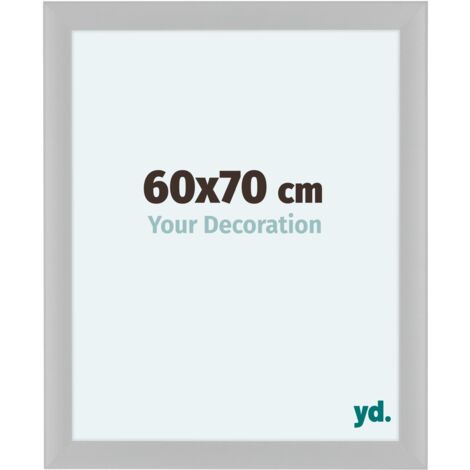yd. - Cadre photo 60x70 - Blanc Brillant - MDF - Como (1/5)