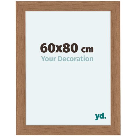 yd. - Cadre photo 60x80 - Noyer clair - MDF - Como (1/5)