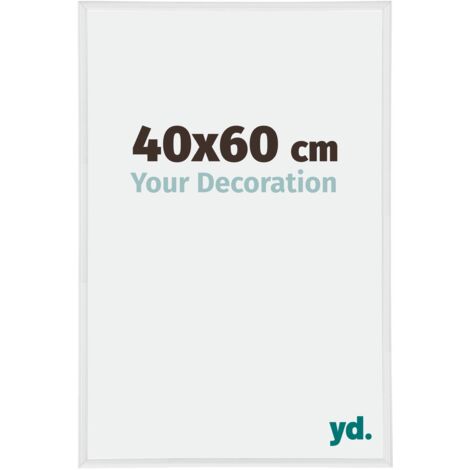 yd. - Cadre photo 40x60 - Blanc Brillant - Plastique - Annecy (1/5)