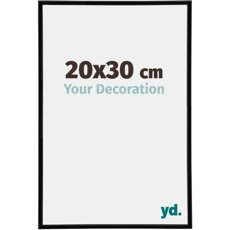 yd. - Cadre photo 20x30 - Noir Brillant - Plastique - Annecy (1/5)
