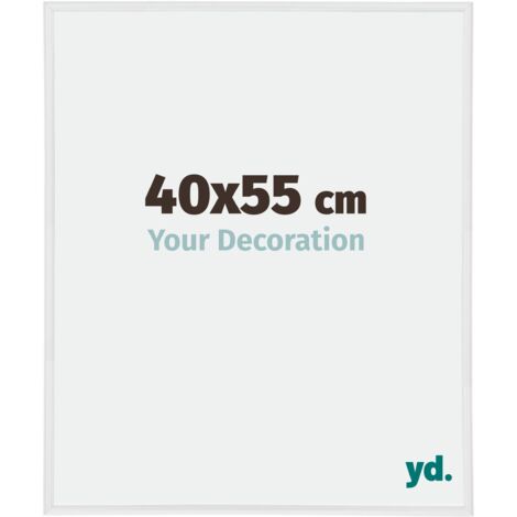 yd. - Cadre photo 40x55 - Blanc Brillant - Plastique - Annecy (1/5)