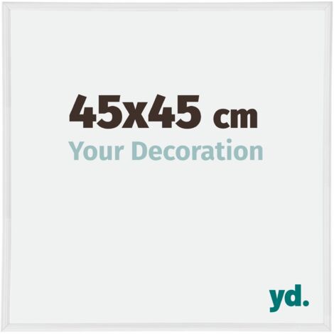 yd. - Cadre photo 45x45 - Blanc Brillant - Plastique - Annecy