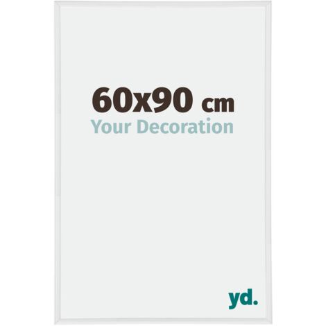 yd. - Cadre photo 60x90 - Blanc Brillant - Plastique - Annecy (1/5)