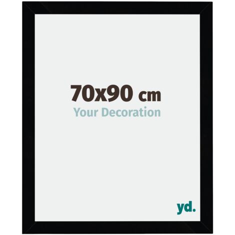 Your Decoration - 70x90 cm - Cadres Photo en MDF Avec Verre acrylique - Anti-Reflet - Excellente Qualité - Noir Brillant - Cadre Decoration Murale - Mura. (1/5)