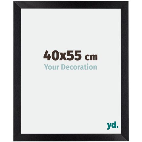 yd. - Cadre photo 40x55 - Noir Mat - MDF - Mura