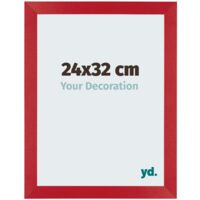 yd. - Cadre photo 24x32 - Rouge - MDF - Mura