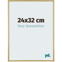 yd. - Cadre photo 24x32 - Or - Plastique - Annecy