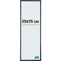 yd. - Cadre photo 25x75 - Noir Mat - Aluminium - Kent