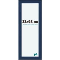 yd. - Cadre photo 33x98 - Bleu Fonce Patine - MDF - Como